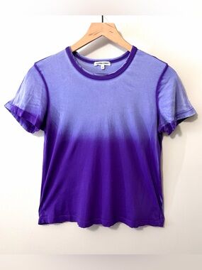 Cotton Citizen T-Shirt Purple Ombre Dip Dye